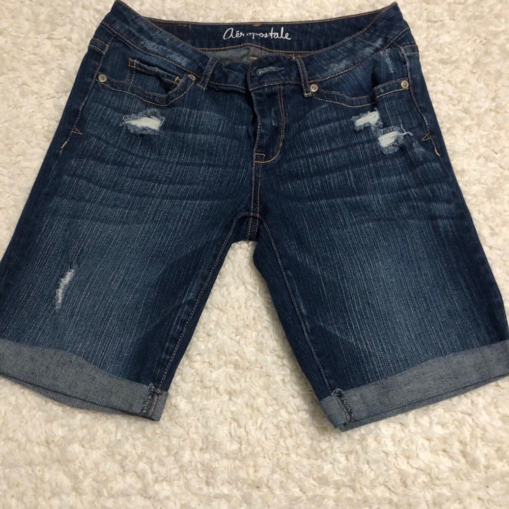 Aeropostale Kids Jean Bermuda Shorts